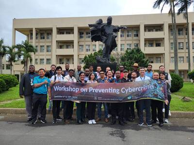 財團法人國際合作發展基金會「防制科技犯罪研習班」蒞臨本校